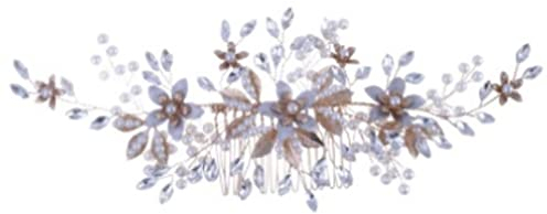 Haarkamm Hochzeit Haarkamm Haarschmuck Hochzeit Haarkamm Braut Stirnband Gold Haarschmuck Blume Braut Hochzeit Haarband Damen Haarschmuck Kamm Haar Steckkamm