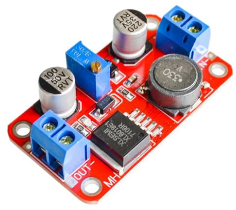 LYEAA XL6019 DC-DC Módulo de alimentación Elevador 3V-40V a 5V-45V Módulo de Fuente de alimentación de Refuerzo Salida Ajustable Alta Potencia para Fuente de alimentación de Dispositivo Port