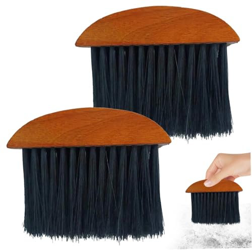 Cepillo Para Chimenea,2 Piezas,Cepillo Para Hogar Con Mango De Madera Semicírculo,Juego De Compañero Para Chimenea,Cepillo Para Chimenea,Escoba Para Chimenea,Cepillos Para Chimenea,Kit De Limpieza