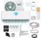 Homeinnovator 12000 BTU Split Klimaanlage und Heizung – energieeffiziente 230V- Klimaanlage mit komplettem Installationssatz – wandmontierte Inverter-Klimaanlage