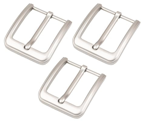 Sgehai 3 Stück Klassische Gürtelschnalle, Zinklegierung, für 38-40Mm (1,5 Zoll) Gürtel, Herren, Zum Wechseln