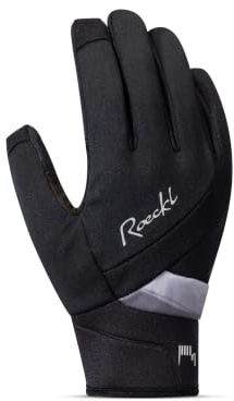 Roeckl Waldau 2 Damen Winter Fahrrad Handschuhe lang schwarz/grau 2027