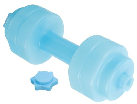 Gogogmee Dumbbell Water Bottle for Workout Large Capacity Dumbbell Modeling Water Bottle for Gym Outdoor Running for Sports Use