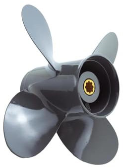 3-Blatt-Marine-Propeller Außenbordpropeller für Honda 8 PS 9,9 PS 15 PS 20 PS 9 1/4 * 10 Aluminiumlegierungsschraube Bootsmotor 4 Klinge 8 Spline Marinemotorteil