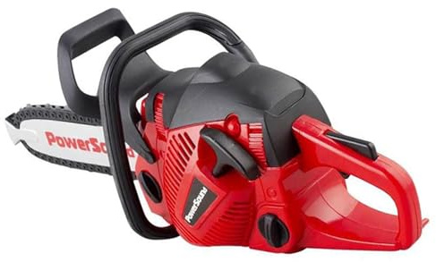 MagiDeal Jouet de tronçonneuse pour Enfants, Jeu de Simulation, Jouet de Jardinage réaliste, Jeu éducatif Artisanal, tronçonneuse pour, journée des, Rouge avec Côté Noir