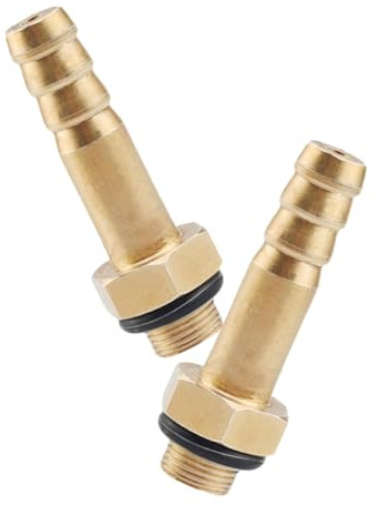 FONDOTIN Conectores En t De Latón para Mangueras De Gas 8-10 Mm En Parrillas Al Aire Libre Accesorios De Válvula para Tanque De Gas Adaptador Seguro y Versátil para Cocinas