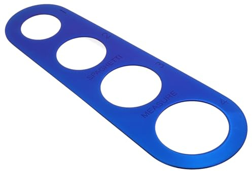 HOLIDYOYO Outil de Mesure Spaghetti Acier Inoxydable pour Contrôle des Portions Règle à Pâtes et Fonctionnelle pour Cuisine Moderne