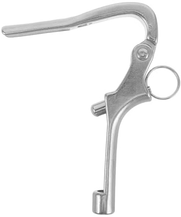 JOINPAYA Gancho de Liberación Rápida de Acero Inoxidable 8 MM Mosquetón Autoblocante para Cuerdas de Barco Grillete Resistente para Aparejos Marinos y Actividades Náuticas