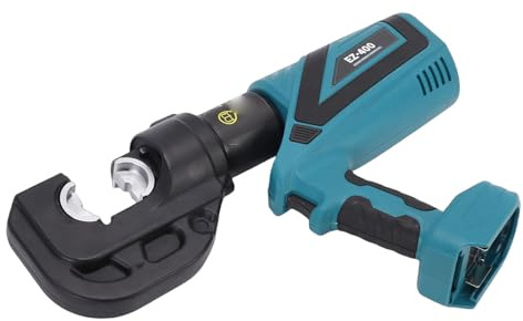 GEERYZHE Pinza Crimpatrice Idraulica Elettrica 120KN - Pinza Crimpatrice Idraulica per Capicorda Alimentata a Batteria per Fili di Rame e Alluminio, per Cavi Senza Fili