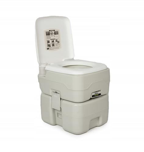 weep Campingtoilette 20L + 10L, Mobile Toilette, Tragbare Trenntoilette mit Kolbenpumpe - Trockentrenntoilette für Unterwegs Camping Garten, Leicht zu transportieren