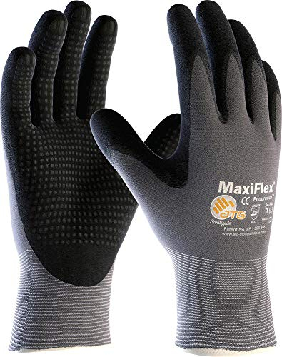 1 paire de gants plus gants de montage avec picots, gants de travail, maxi Flex Endurance
