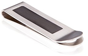 Drops Karisma Edelstahl Geldklammer Schwarz beschichtet mattpoliert - Money Clip