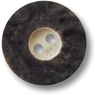 10er Set zünftige braun naturfarbene Zweiloch Kunststoff Knöpfe in Hirschhorn Optik für Trachten & Landhausmode/naturfarben, dunkelbraun/Kunststoffknöpfe/Ø ca. 20mm