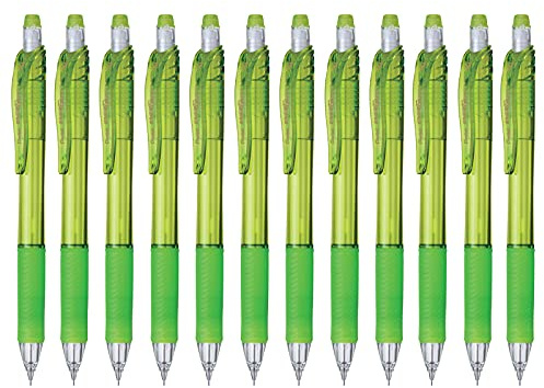 Pentel EnergizeX PL105-K Druckbleistifte, 0,5 mm, Grün, 12 Stück