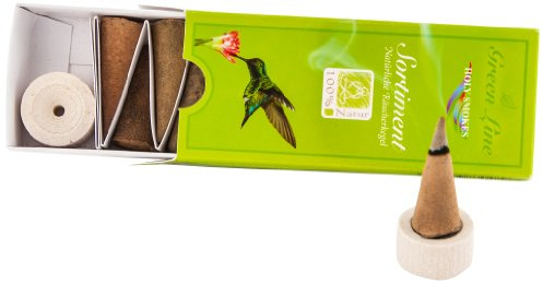 Berk Räucherkegel - Green Line Sortiment, 12,8 G