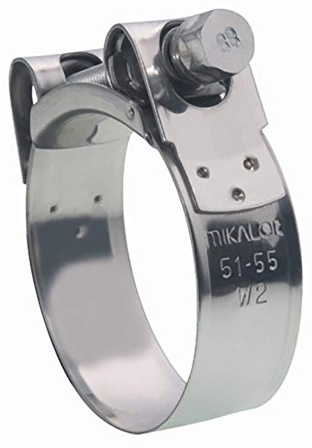 Mikalor W2 59-63 Supra Stainless Steel Pipe Clamp Hose Clamp