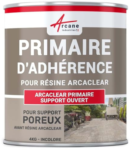 Imprimación de adherencia para soportes porosos antes de la resina de impermeabilización: ARCACLEAR PRIMER - 142 - - ARCANE INDUSTRIES