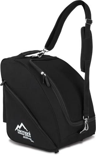 normani Skischuhtasche - Tasche für Skistiefel, 3 Equipmentseitentaschen und mit integriertem Adressfeld und gepolstertem Schultergurt
