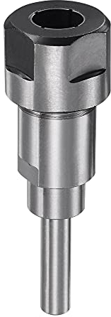 sourcing map Oberfräsen-Spannzangenverlängerungsstab-Konverter-Adapter, 8 mm auf 12,7 mm (1/2 Zoll) für CNC-Graviermaschine, Holzbearbeitung, Frässtift