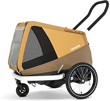 Croozer, Croozer Dog Enna Sundown Yellow, Hundeanhänger, Gelb, Unisex-Adult