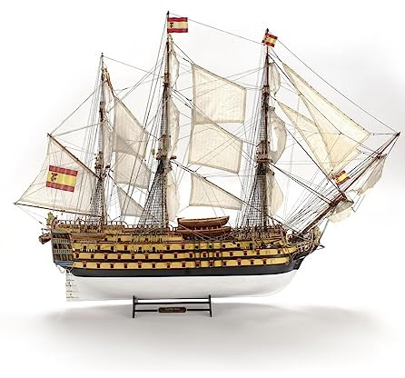Artesanía Latina - Maquette de Bateau en Bois - Navire de Ligne Espagnol, Santa Ana Trafalgar 1805 - Modèle 22905N, Échelle 1:84 - Maquettes à Assembler - Niveau Expert
