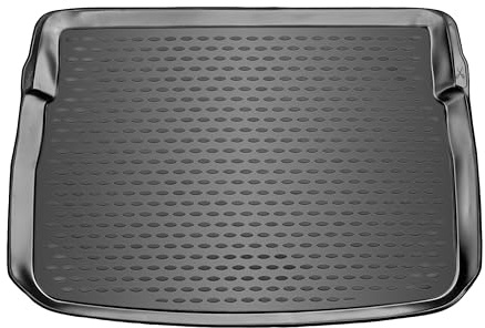 ELMASLINE 3D Tapis de Coffre pour Audi Q2 2016-2025 (Plancher de Chargement inférieur) | Bac de Coffre en Caoutchouc avec Bords Extra Hauts | Accessoires Auto
