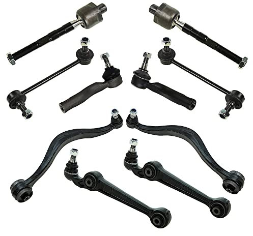 ATEC Germany 2x Querlenker Vorderachse hinten unten, 2x Querlenker Vorderachse unten, 2x Spurstangenkopf, 2x Spurstange, 2x Koppelstange Kompatibel mit MAZDA 6 (GG)(GY)(GG)