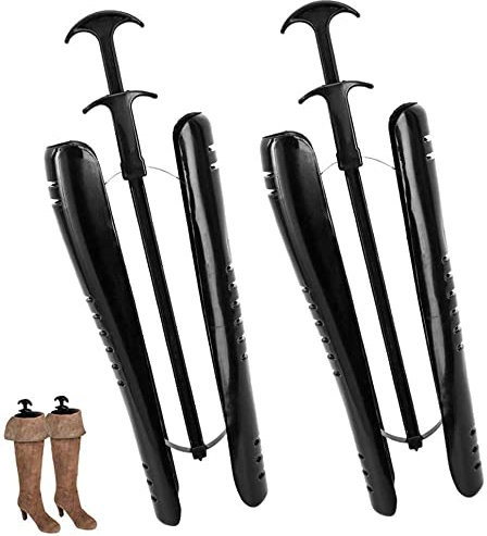 GIVOKE 2 Pcs Knee High Boot Holders, Long Black Boot Tree Boot Shapers Boot Inserts To Keep Shape for Lady Women Shoes