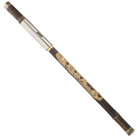 Exquisites Bau-Holzblasinstrument im chinesischen Stil mit F-Taste, Bambusflöte Professional Spielen Bambusflöte