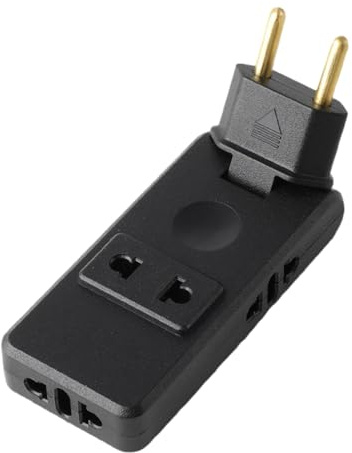 Convertitore di spina europea, adattatore elettrico per Europa - Adattatore caricatore da viaggio con presa a muro pieghevole - Convertitore adattatore spina europea per dispositivi elettronici