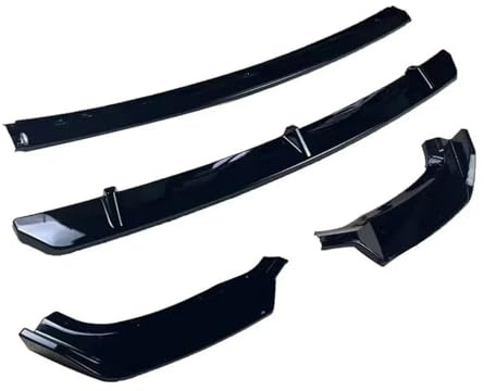 Becquet de pare-chocs avant de voiture Pour B&MW X3 G01 X4 G02 MS&port M40i M40d 2017 2018 2019 2020 2021 Pare-chocs Avant Surround Lip Splitter Spoiler Diffuseur Kit Carrosserie(Noir brillant)