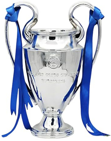 JHRFU Europa Football Champions Trophy European League Trophies Replica Fans Collectibles And Gifts Desktop Decorations,32cm/12.6inch