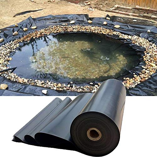 PEP Bâche de bassin d'extérieur pour poissons et canards, lits surélevés et jardins aquatiques (8 x 8 m) – Protection imperméable
