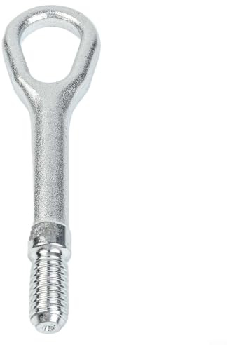 Durashmall Gancho de remolque A2206280135 para Mercedes Clase A Clase B Clase C CLK CLS Clase E Clase S SL SLK VANEO Reemplazo de ajuste directo de metal plateado