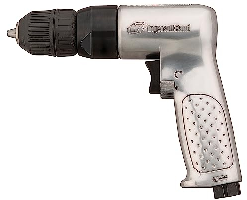 Ingersoll Rand Trapano Pneumatico 7802RAKC, Reversibile, per Impieghi Gravosi da 3/8” (10 mm) con Mandrino Senza Chiave, Motore da 0,5 CV