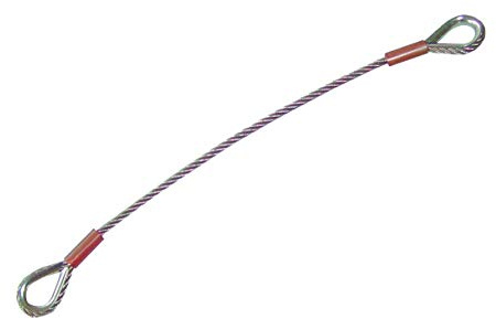 Navyline Drahtstropp mit Auge und Kausch - Drahtseil, Größe:5x500mm