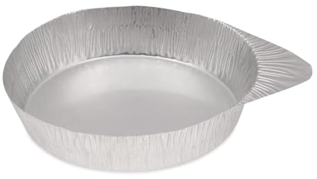 Heathrow Scientific HD14521B Lot de 100 coupelles de pesée en aluminium de taille moyenne diamètre 57 mm x 14 mm hauteur