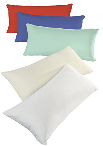 Bettwaren-Shop – Fodera per cuscino 40 x 140 cm, 100% cotone, nero, ca. 40x140 cm