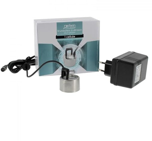 FLORATECK - Brumisateur à ultrasons 1 Cellule - pour Les Amateurs de Jardinage - Humidification des Plantes d'intérieur - Prévient moisissures et Maladies - Brume sèche