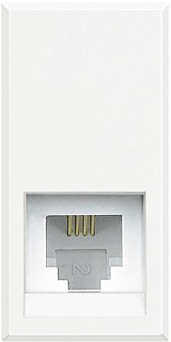 Legrand HD4258C11N TELEFONDOSE RJ11 K10 WHITE