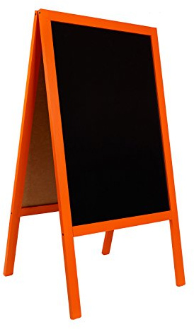 Pavement Board Wooden Blackboard A Board Value Sign New !!! 24H Courier DELIVERY to UK Main Land as Standard !!! Code FL (Orange)
