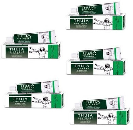 5 x Bakson's Homeopathy - Thuja Ointment Tubercles by Bakson