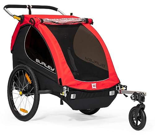 Burley Fahrradkinderanhänger Honey Bee, rot, One Size, 3091953000