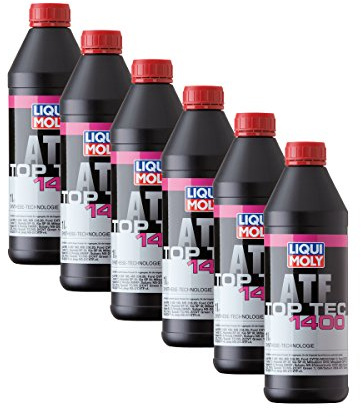 6 x Liqui Moly 3662 Top Tec Atf 1400 automatisk växellådsolja 1 l