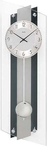 Moderne Wanduhr mit Funkwerk, Funkuhr, batteriebetrieben AMS 5262 by AMS