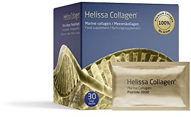 Helissa Collagen Meereskollagen | hydrolysiertes | bioaktives Kollagenhydrolysat Typ 1,2 und 3 Peptide | geschmacksneutral | ohne Zusatzstoffe |+ Vitamin C (1)
