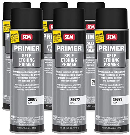 Black Self Etching Primer 15.5 oz. (6/Pack)