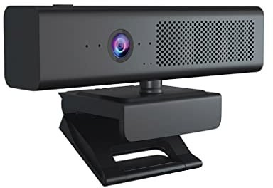 HSQMA Webcam 1080P, Autofocus, Microfono con Cancellazione Rumore，videocamera per Grandangolare USB per PC，Mac，Laptop，MacBook, per Zoom, Meets, Skype, Teams
