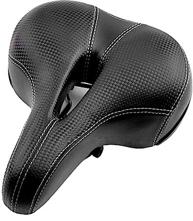 Sillín de Bicicleta para Hombres y Mujeres, sillín de Bicicleta de montaña y Carretera, Asiento Ancho para Ciclismo, cojín Suave, Asiento Ancho para Big Bum