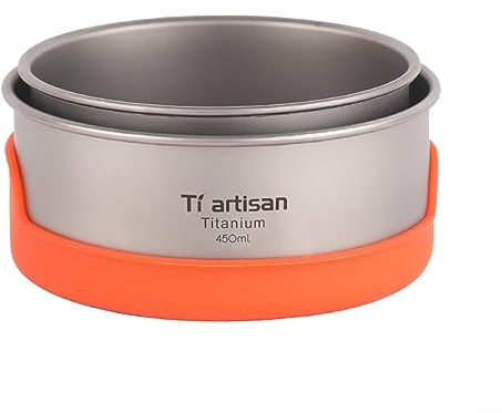 Lioaeust Camping Schüsseln, Camping Becher Outdoor Grillen Picknicks Geschirr Wasser Tasse Töpfe Schalen Kochgeschirr (450ml)